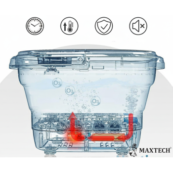 Masażer wodny do stóp HYDROMASAŻ Składany + pilot  MAX-S2